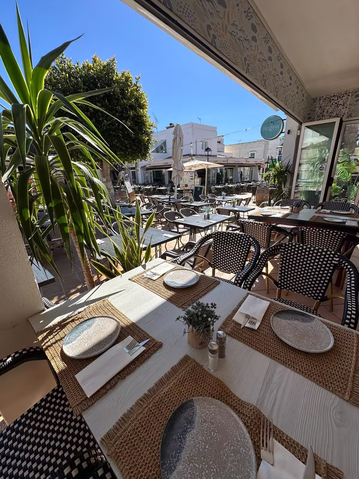 Terrasse von Restaurante Regina in Cala d'Or